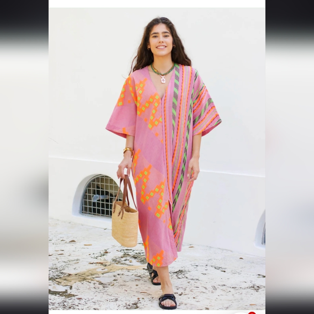 Devotion Twins Roubini Dress Pink/Orange